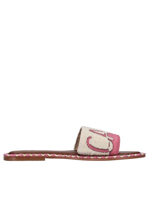  DE SIENA | 32_24 CAPRI LEATHER & BEADSBIANCO-ROSA